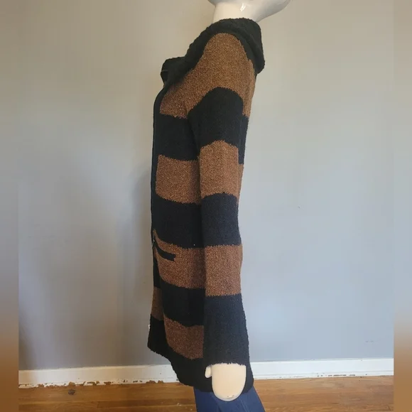 Le Chateau Long Zip Striped Sweater, BNWT, Size M - Picture 6 of 9